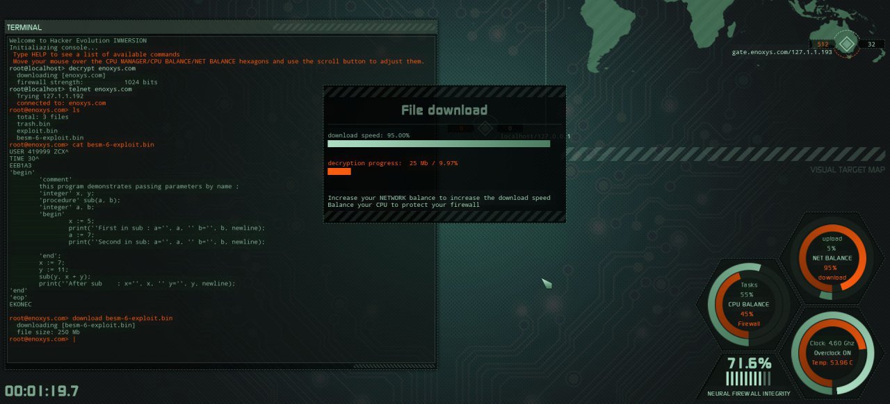 Hacker Evolution: Immersion (Adventure) von Exosyphen studios Hacker Evolution: Immersion (Adventure) von Exosyphen studios