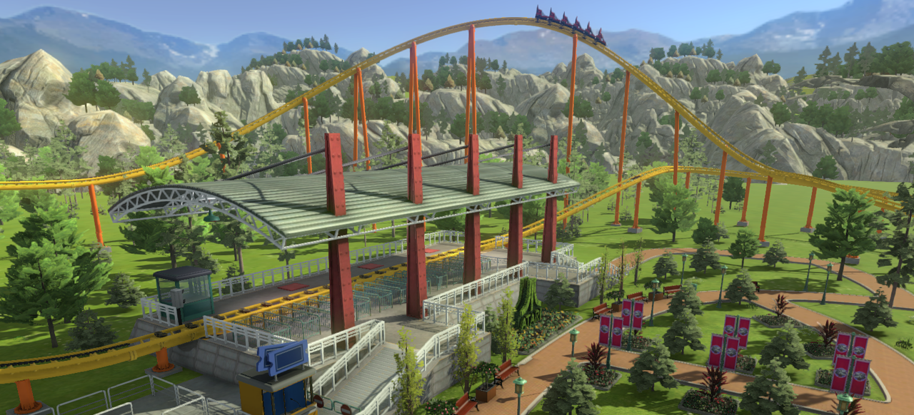 graphic Interesting cowboy RollerCoaster Tycoon World - Test, Simulation, PC