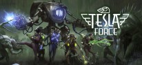 Tesla Force: Feuer frei fr den kooperativen Horror-Shooter mit Shelley, Curie, Tesla und Lovecraft auf Switch