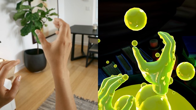 Hand Tracking on Oculus Quest