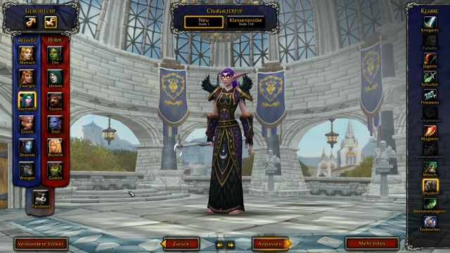 Charakter-Vergleich - Battle for Azeroth