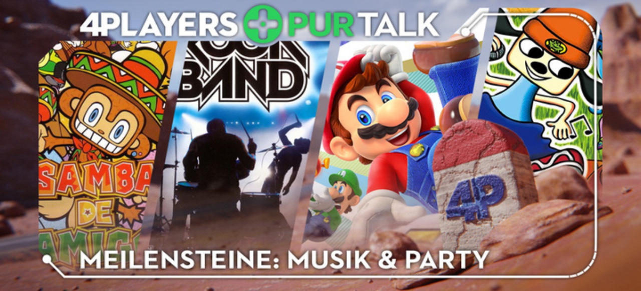 4Players-Talk: Musik & Party (PUR) Meilensteine und prägende Spiele von Mario Party bis Rockband