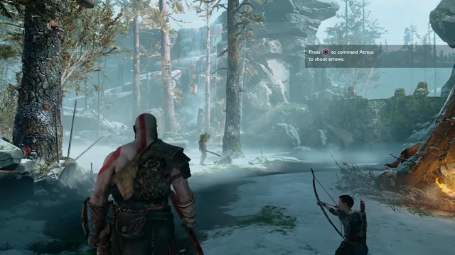 Fighting with Atreus