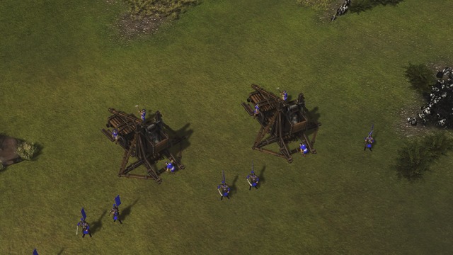 Trebuchets, Granatwerfer und Ballisten (Belagerungswaffen)