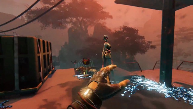 Spielszenen Cyber Wang und Chainsaw Katana