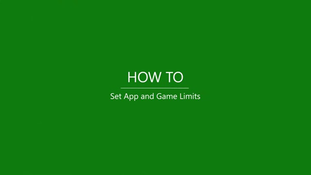 How to Set App and Game Limits on Windows 10 and Xbox One