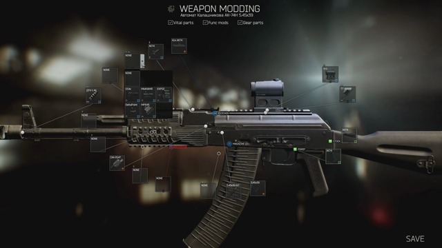 Waffen-Anpassungsm�glichkeiten